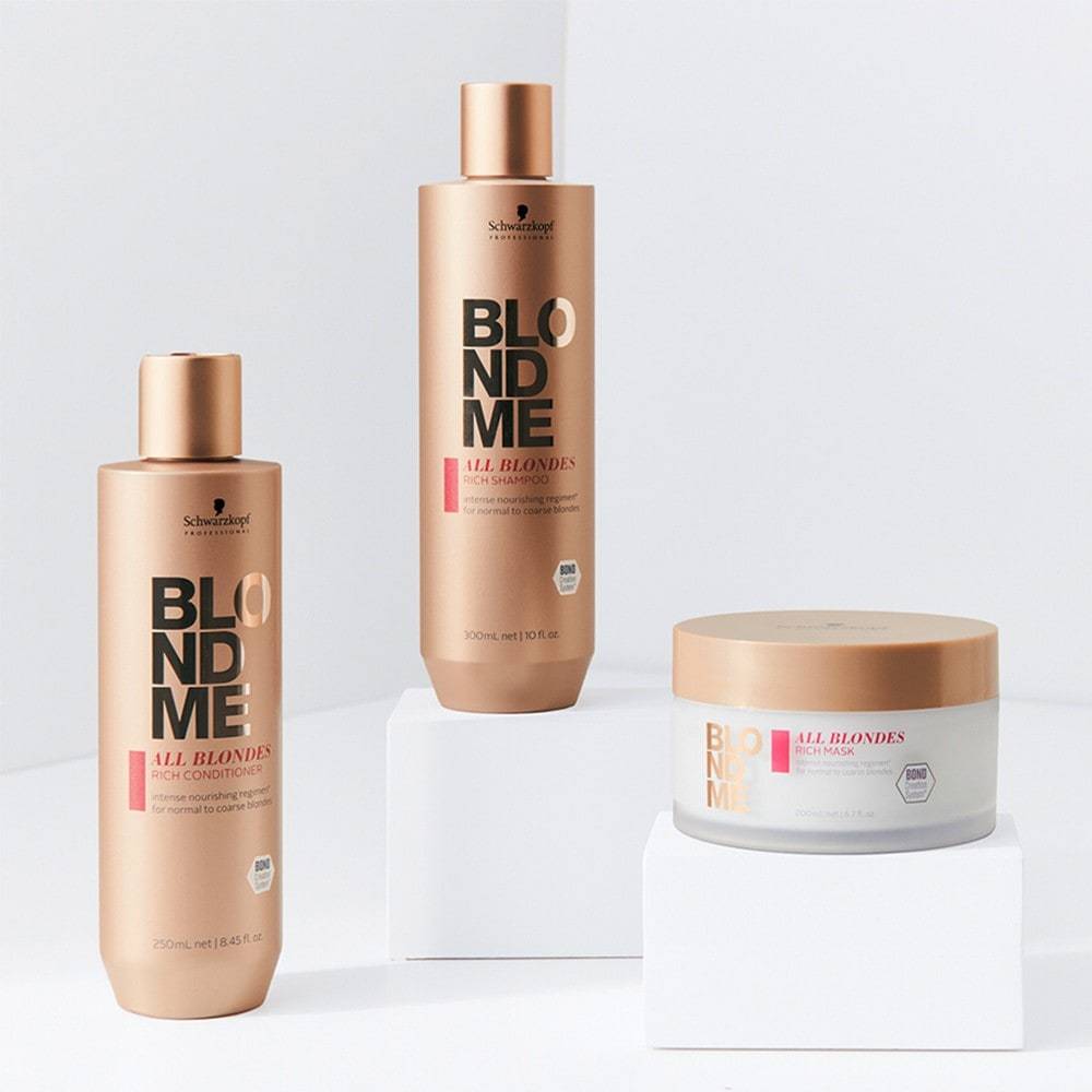 Schwarzkopf Professional BLONDME All Blondes Rich Volume 0,07 mm D kondicionieris - 250 ml