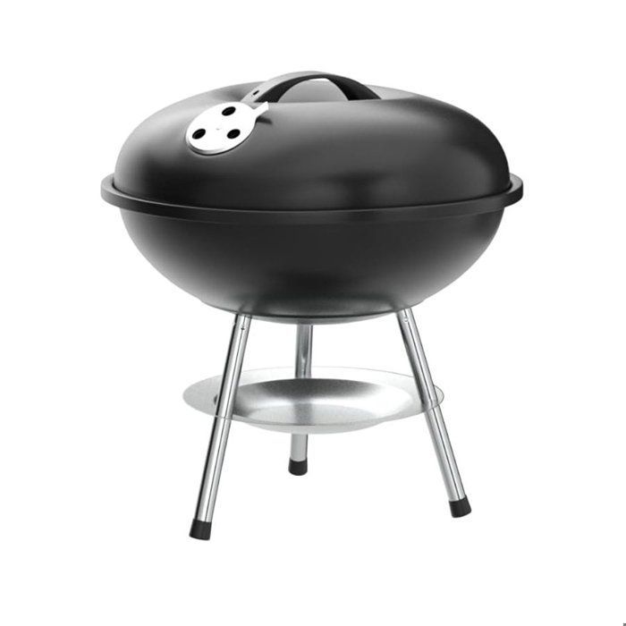 Barbecue Charbon de Bois - SunJas - BBQ Démontable Gril Portable pour Extérieur Jardin Camping Pique Nique (pour 3-5 Personnes)