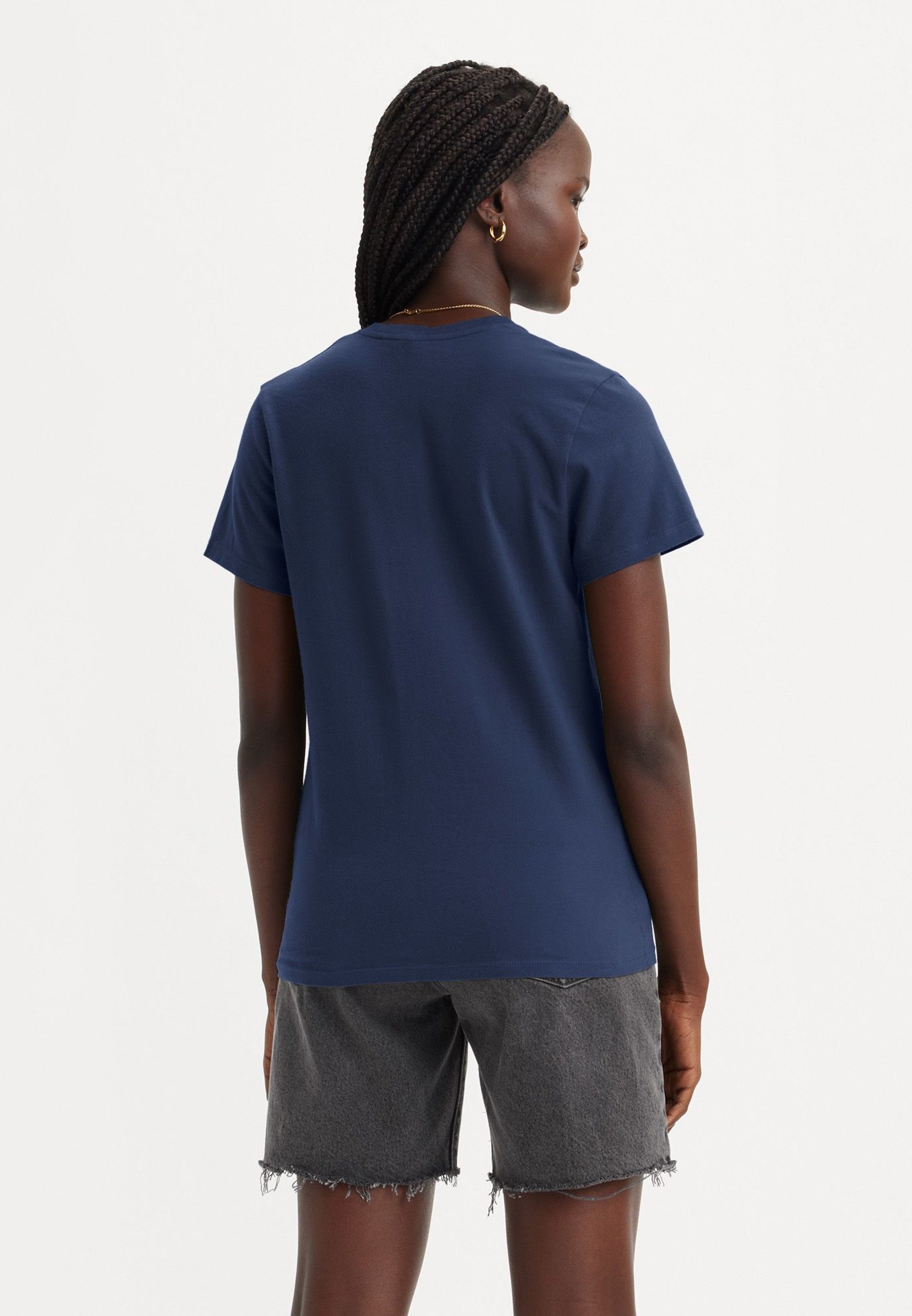 Levi's® LE T-SHIRT PARFAIT - T-shirt basique - rayures Tessa anis