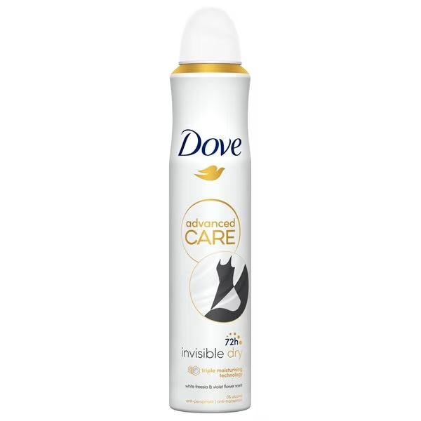 Dove Invisible Care Dry дезодоранс спреј<br>200ml