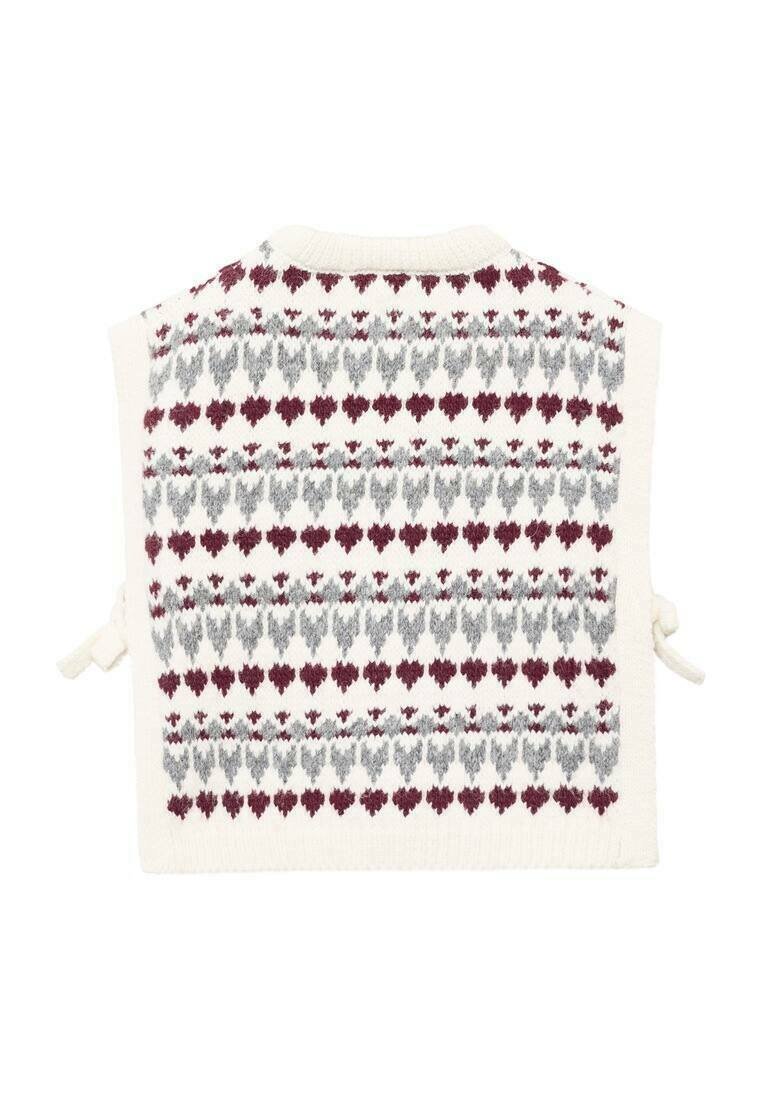 Mango Kids KID - Gilet - blanc cassé