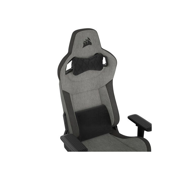 Fauteuil Gaming - CORSAIR - T3 Rush - Grey/Charcoal - Accoudoirs 4D - Dossier inclinable 160°