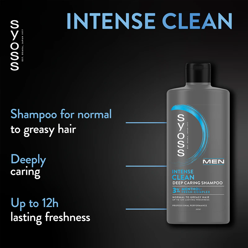 Syoss Men Intense Clean shampoo voor normaal en vet haar