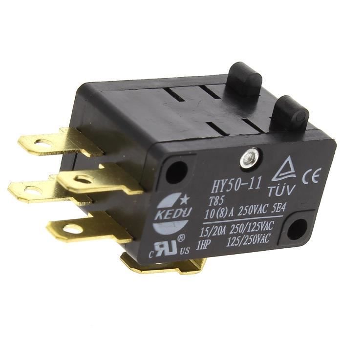 Microinterruptor doble de 6 pines para cortasetos Ryobi - 3665392051336