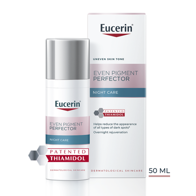 Eucerin Event Pigment Perfector Night Care Tummia läiskiä vähentävä yövoide 50 ml