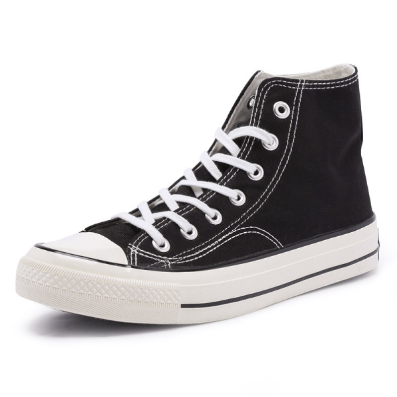 Chaussures en toile pour femmes, baskets décontractées d'été, chaussures étudiantes montantes vulcanisées, collection printemps-automne 2021