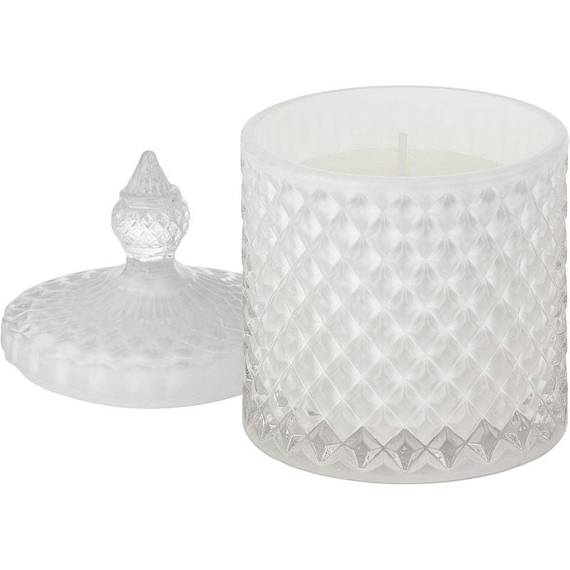 Vie Selected geurkaars met diamantglas, vijg/patchouli