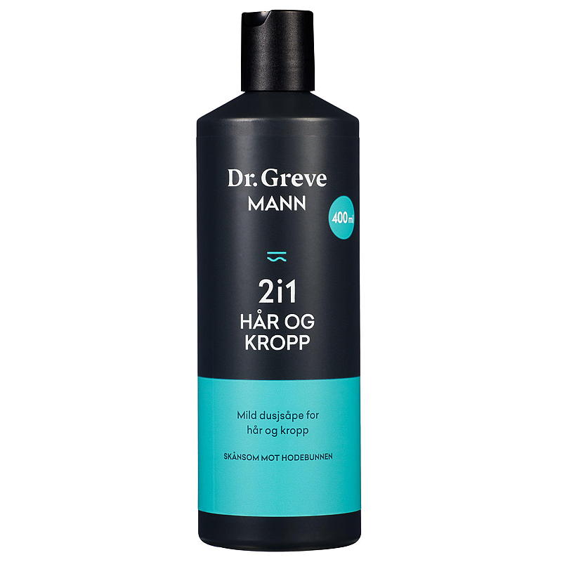 Dr. Greve Hår- og kroppspleie for menn 400 ml, Dr. Greve