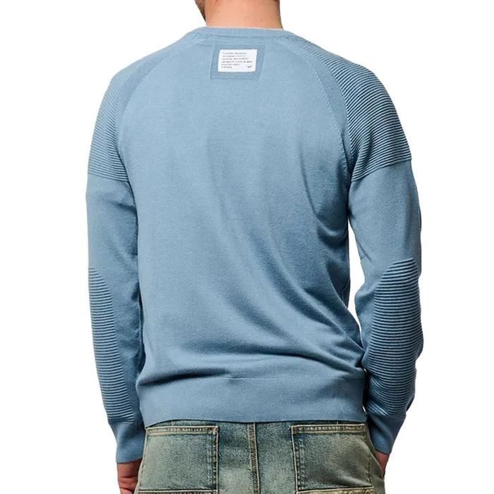 Suéter azul de capas para hombre de Kaporal