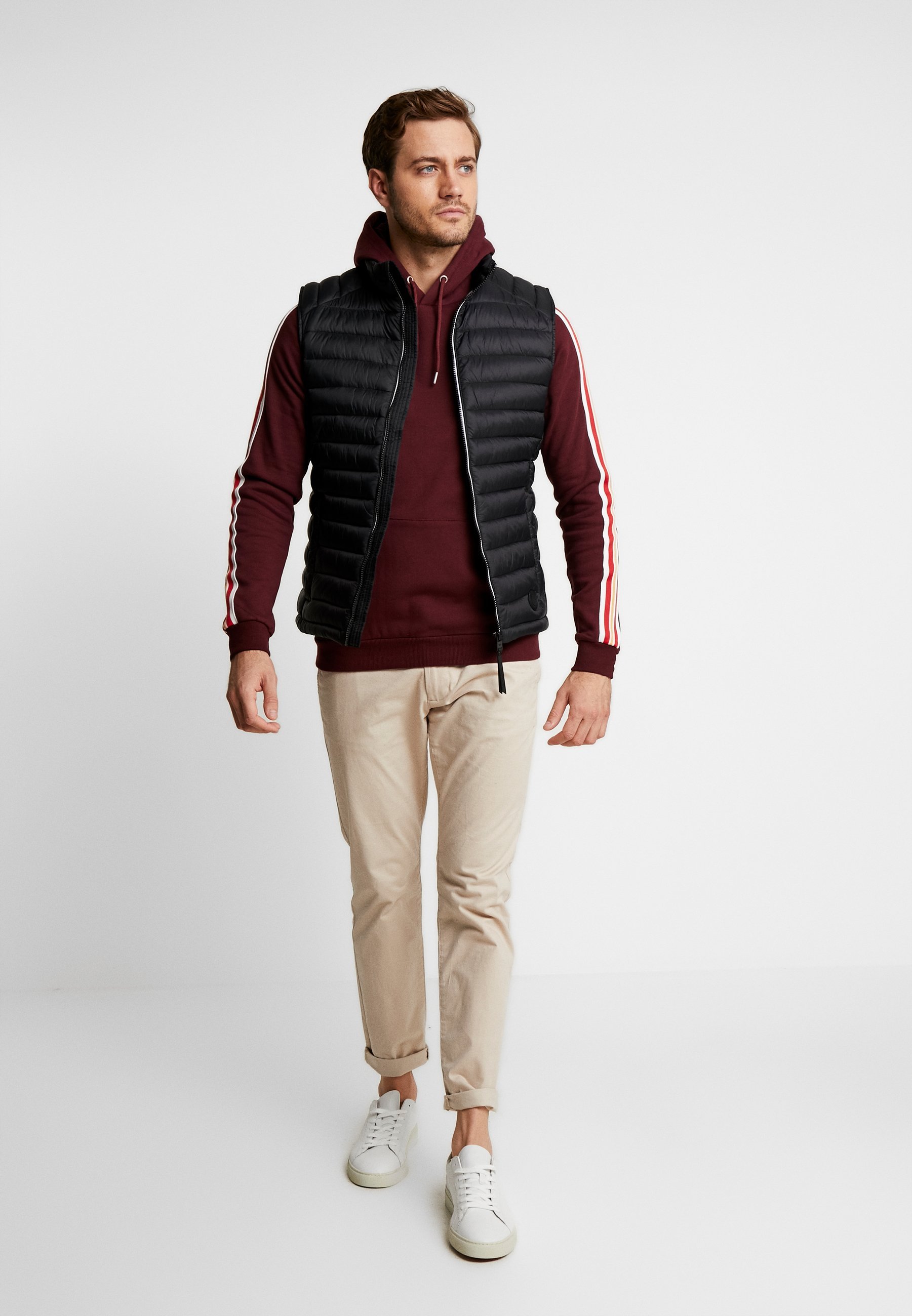 Sweat à capuche Pier One - bordeaux