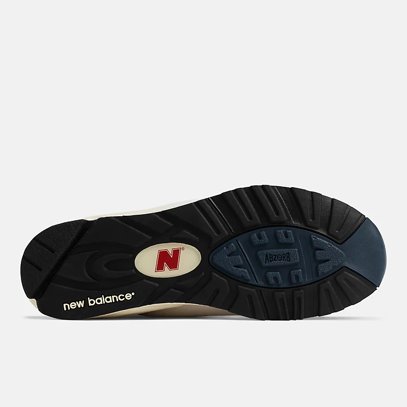 Herrenschuhe 990v2, hergestellt in den USA – NB Navy mit Meersalz