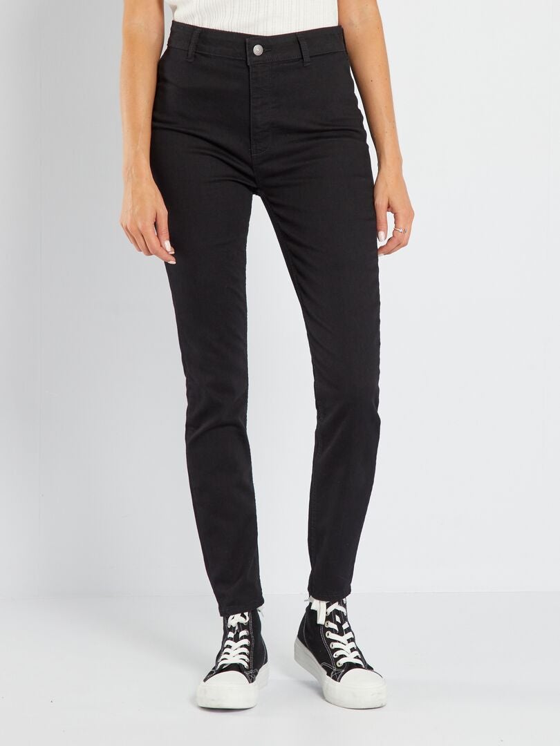 Calça jeans skinny fit - preta