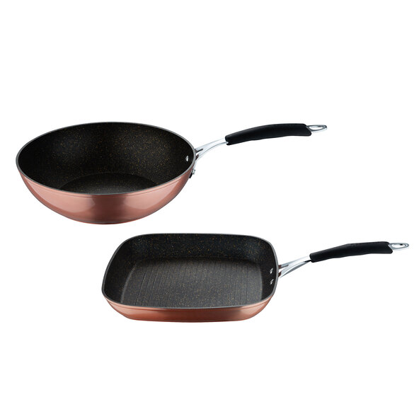Koperen Kochset, 2-delige set