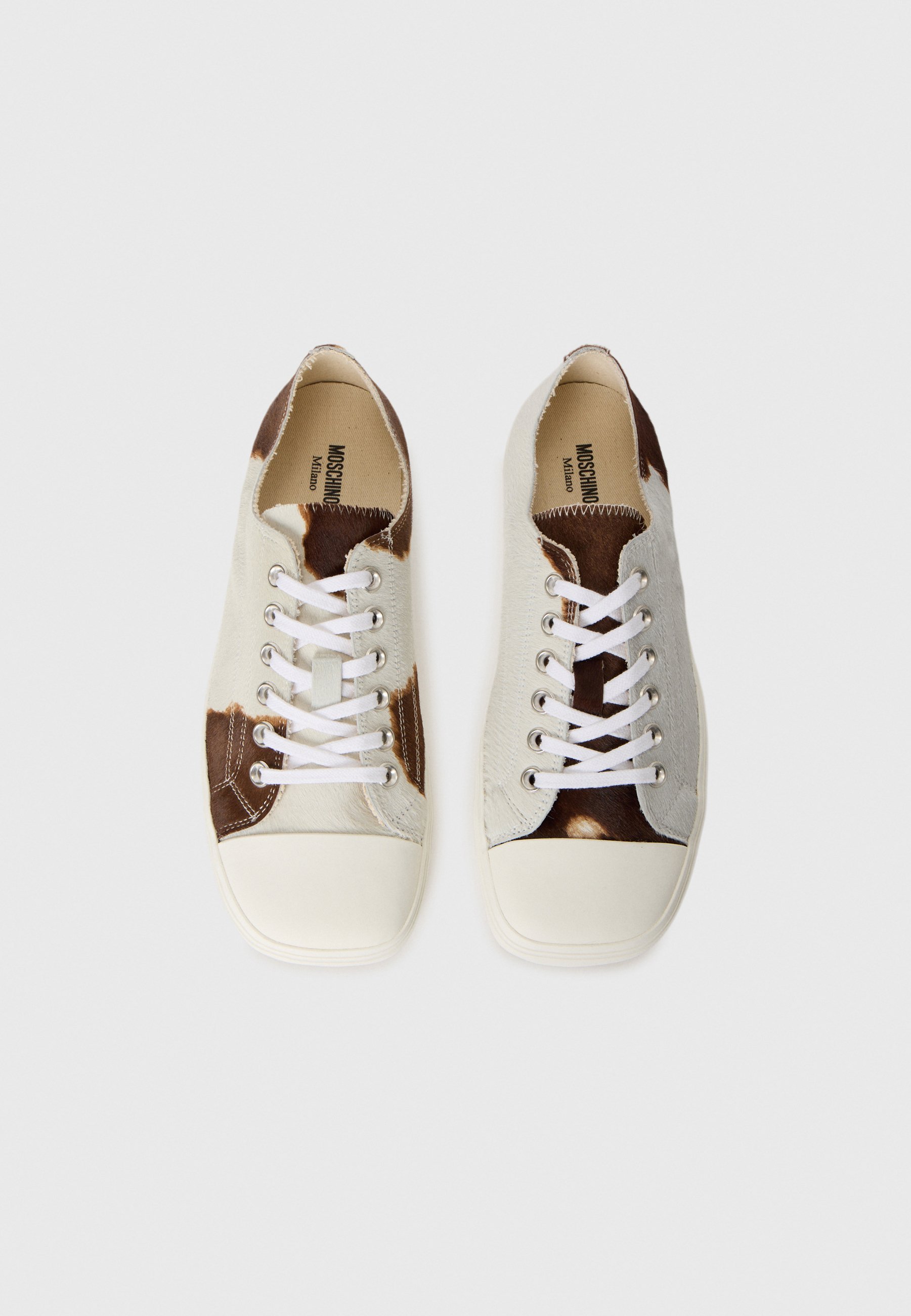 MOSCHINO Sneaker – cremeweiß/braun