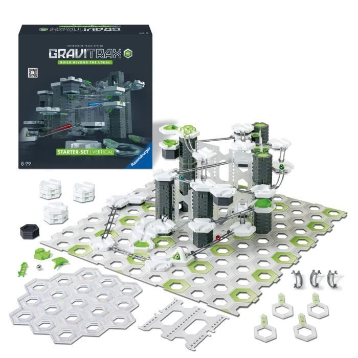 GraviTrax PRO Starterset Vertikal, 152 Teile – Kugelbahn, Baubare Kugelbahn, ab 8 Jahren, 22426, Ravensburger