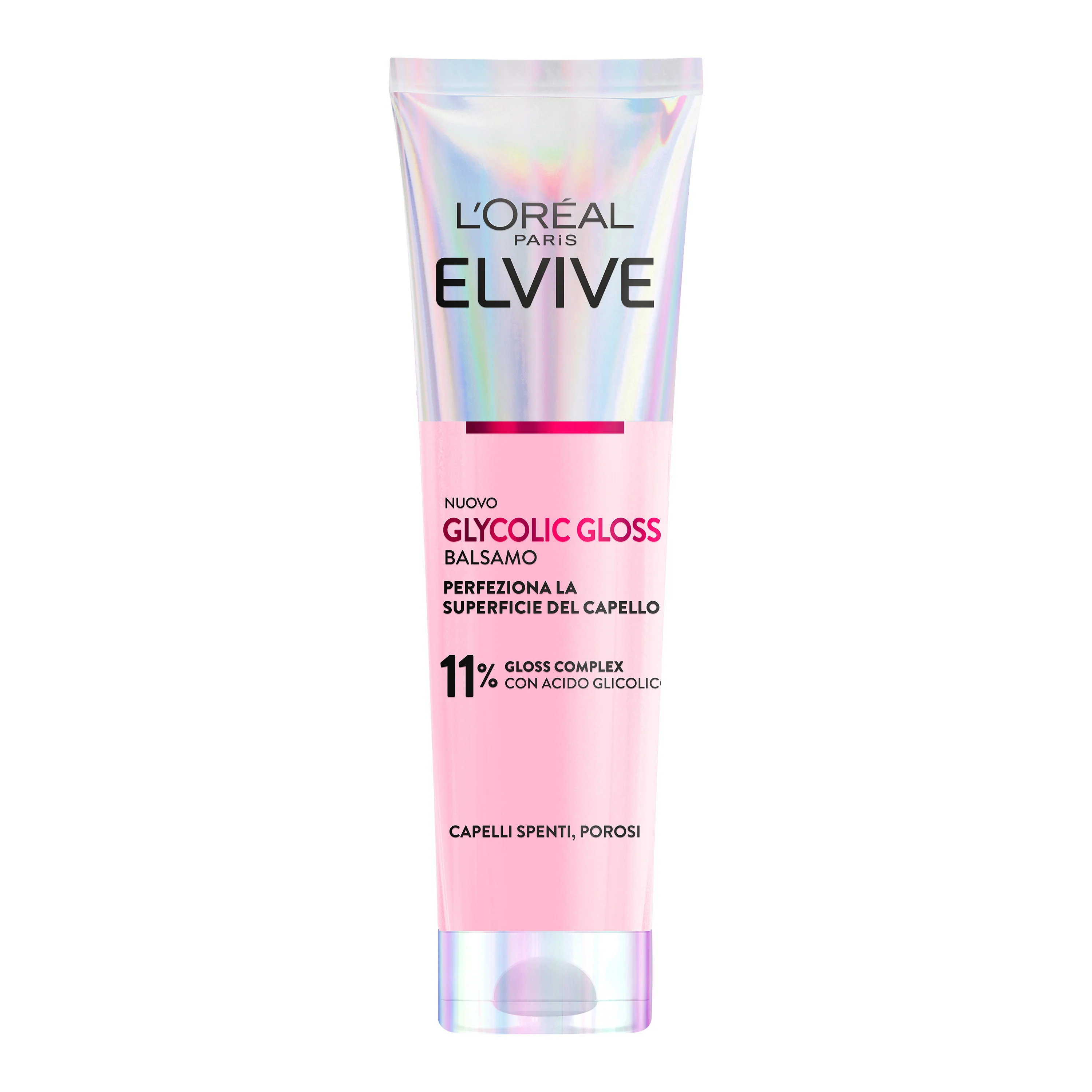 Elvive Glycolic Gloss Balsamo con Acido Glicolico - Balsamo Illuminante Capelli, Balsamo Riparatore Capelli