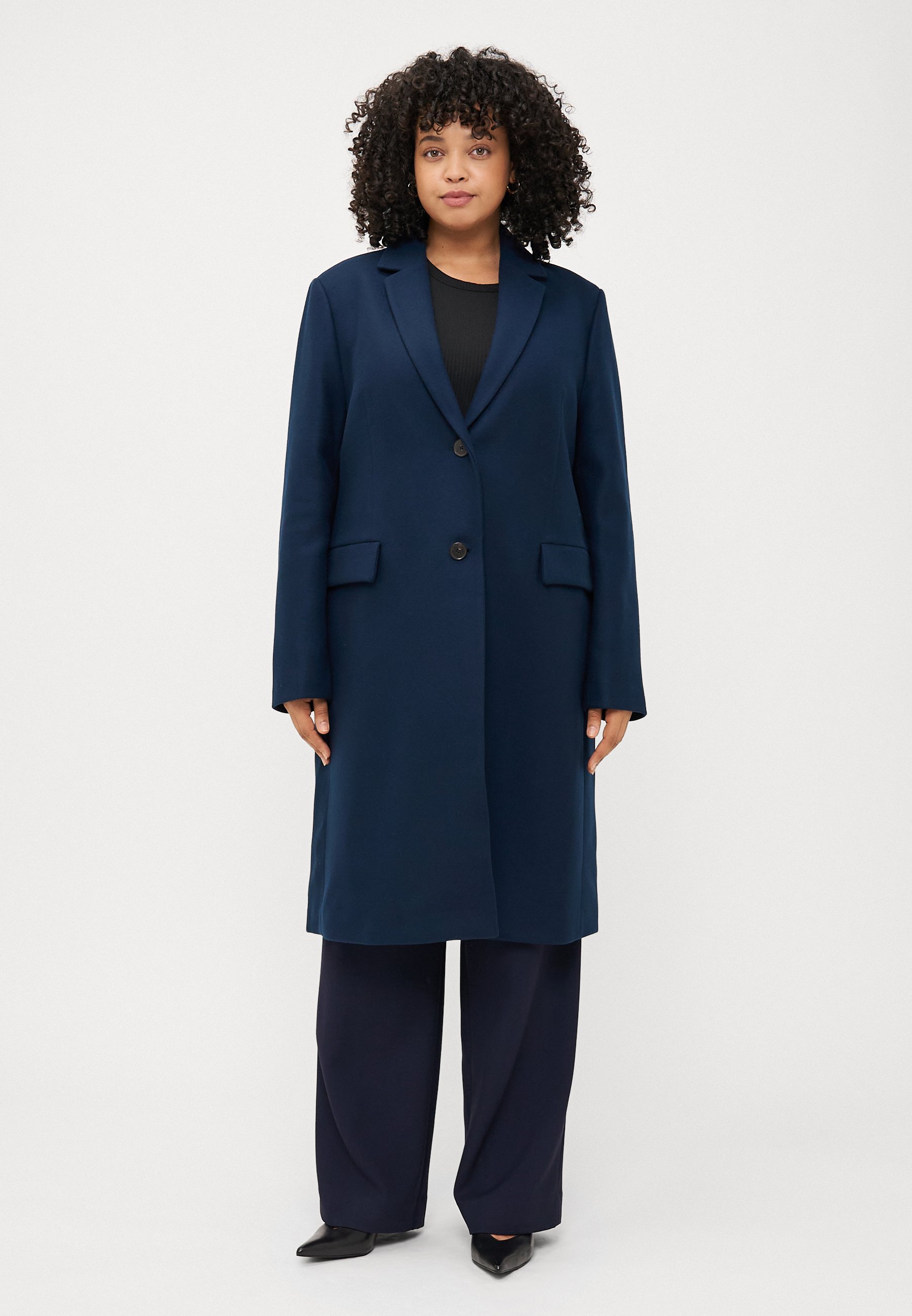 Tommy Hilfiger Curve CLASSIC COAT - Klassieke jas - donker nachtblauw