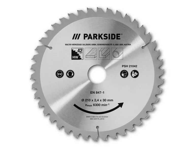 PARKSIDE®-pyörösahanterä