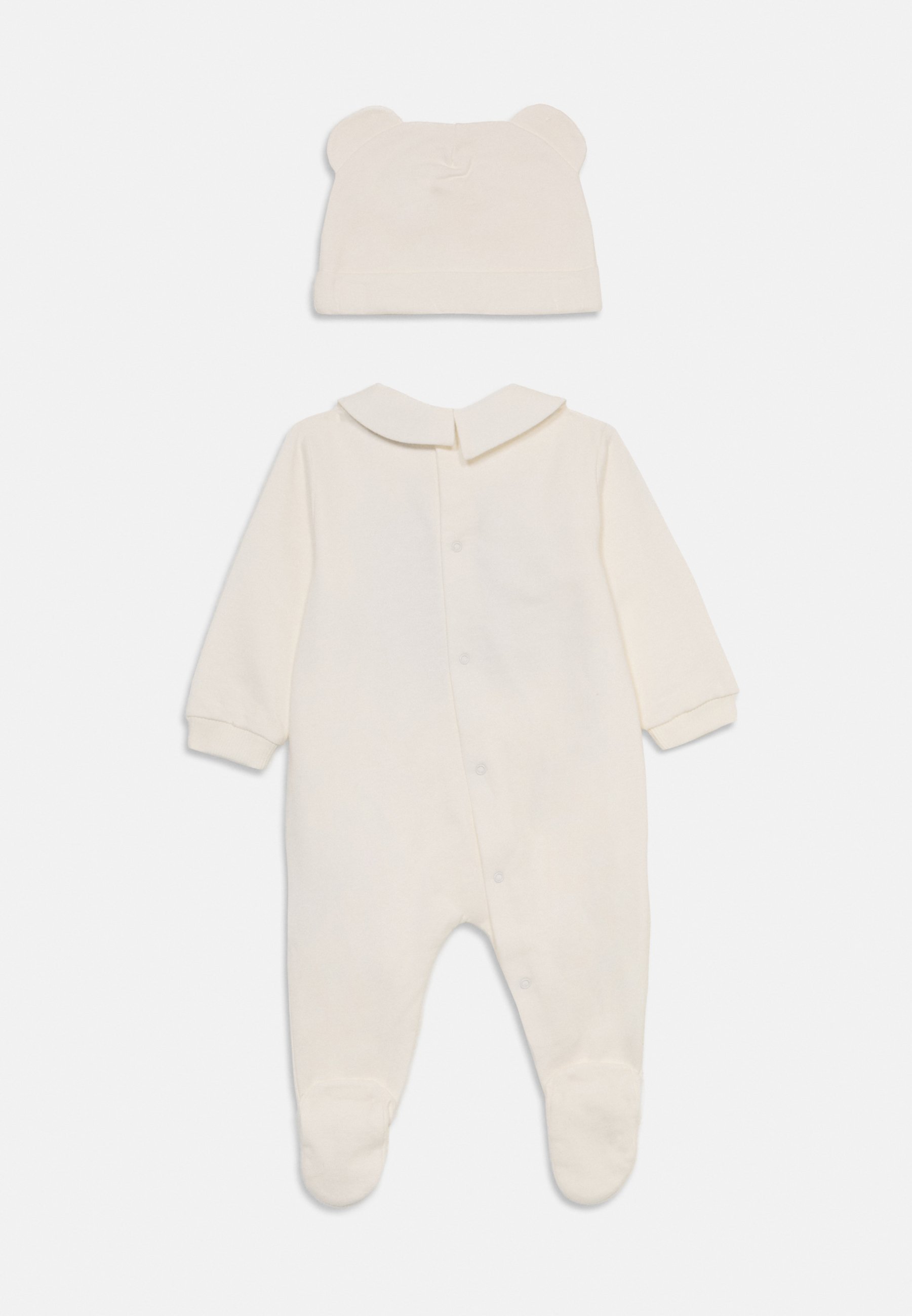 MOSCHINO BABY GROW CEPURĪTE UNISEX KOMPLEKTS - Cepure - mākoņu krāsā