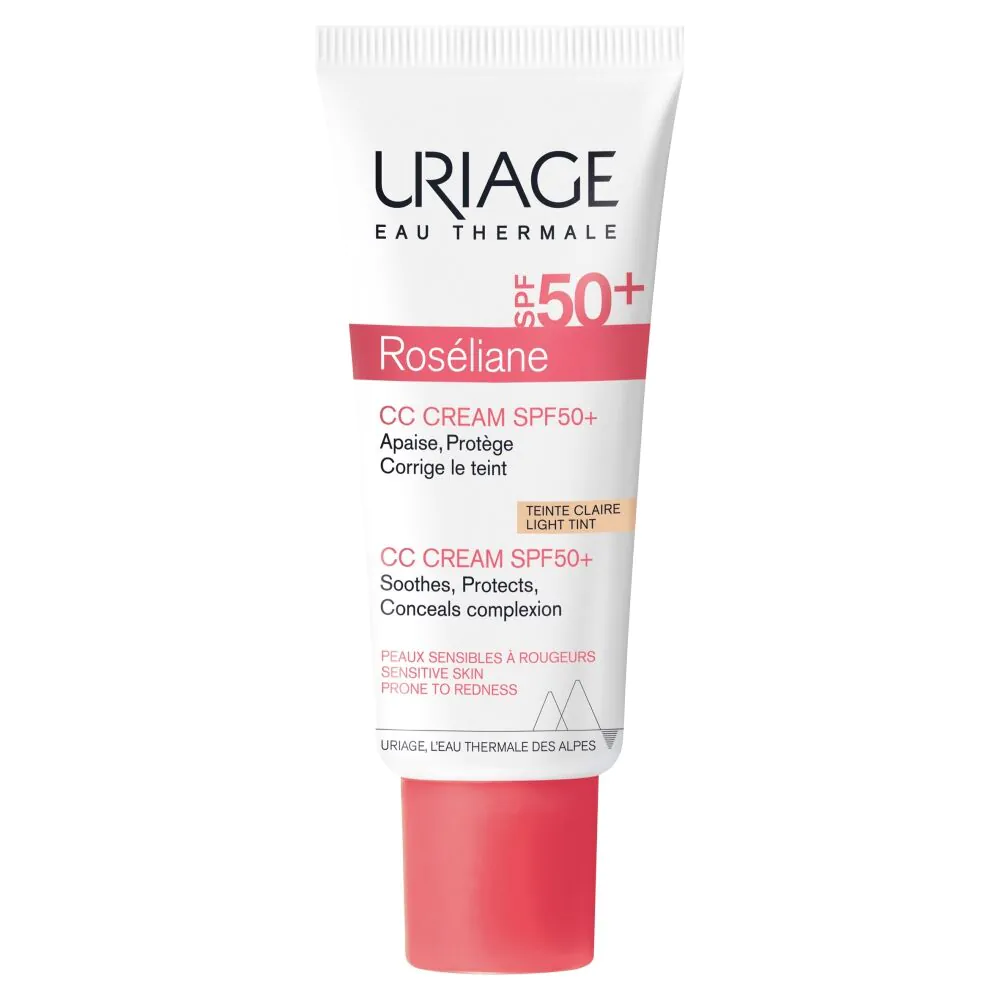 Uriage Roseliane Krem CC SPF50 do cery naczynkowej