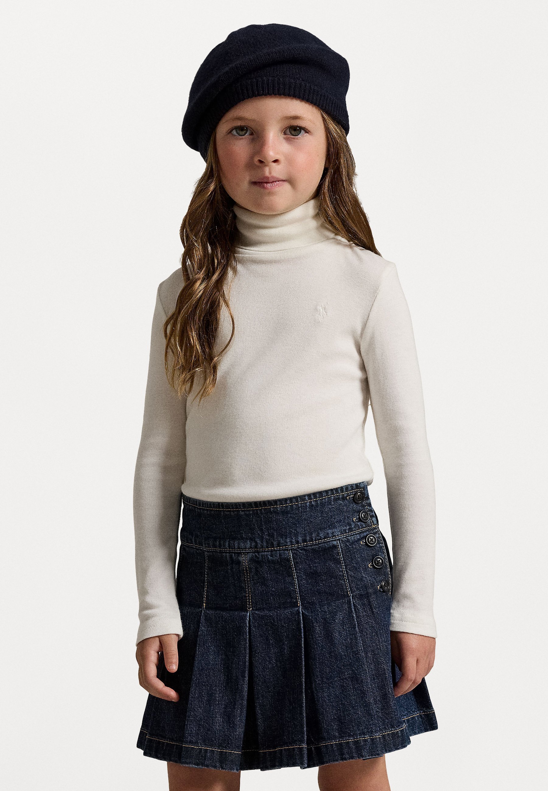 Polo Ralph Lauren RIB KNIT COTTON BLEND TURTLENECK palaidinė ilgomis rankovėmis - spalva