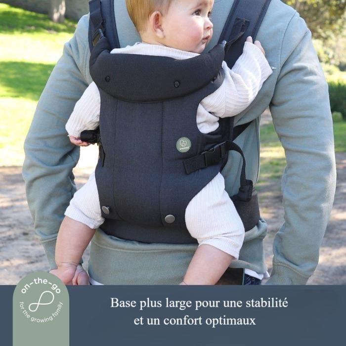 Adjustable 3-in-1 Baby Carrier - DREAMBABY - JOURNEY - Comfortable and Versatile - Newborn to Child up to 15 kg - Black