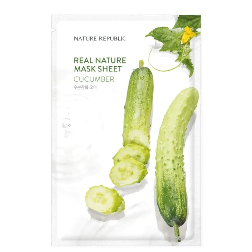 Nature Republic Real Nature Cucumber Mask Sheet 23ml