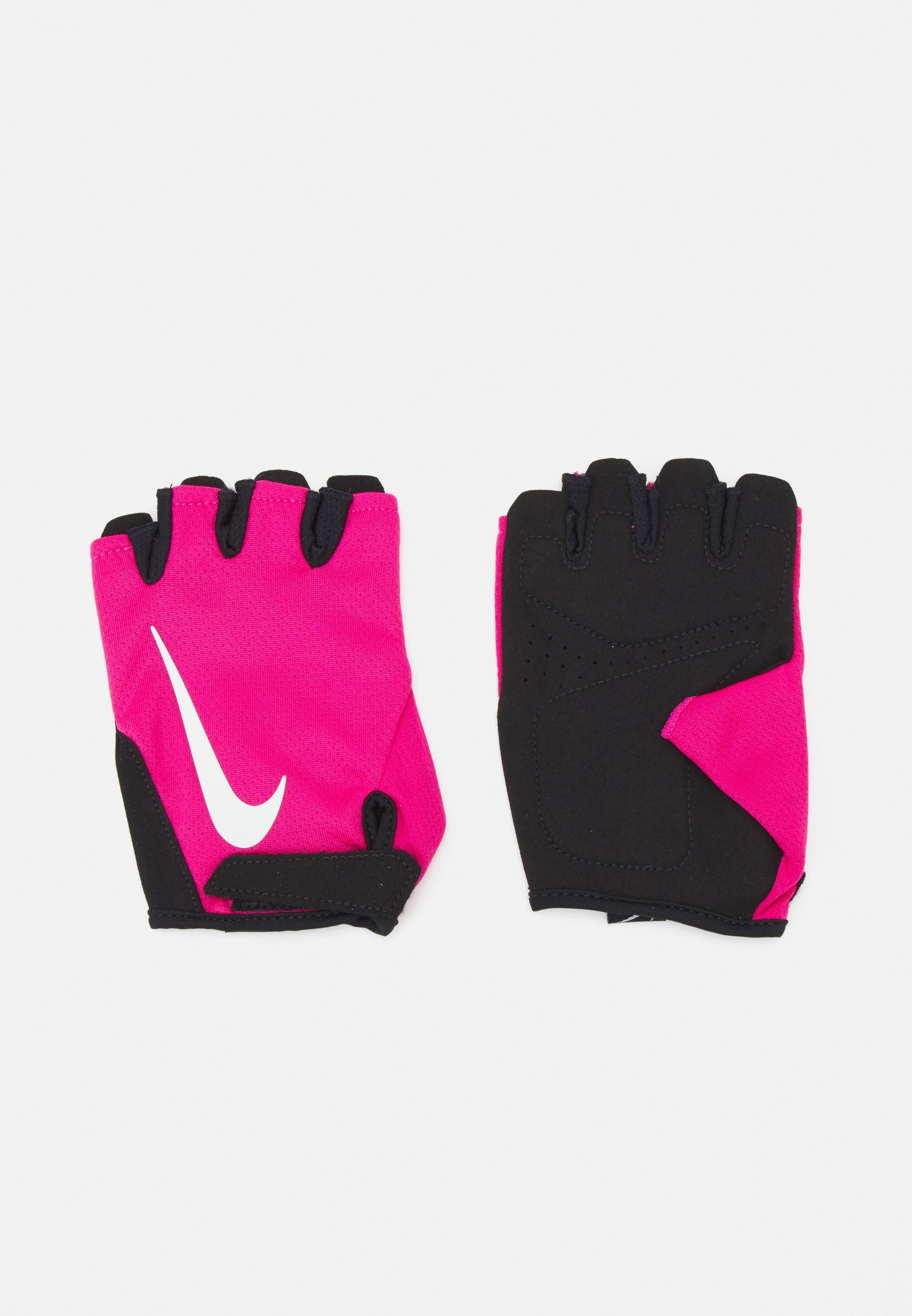 Nike Performance GYM ESSENTIAL 2.0 - Vingerloze handschoenen - felroze/zwart/wit