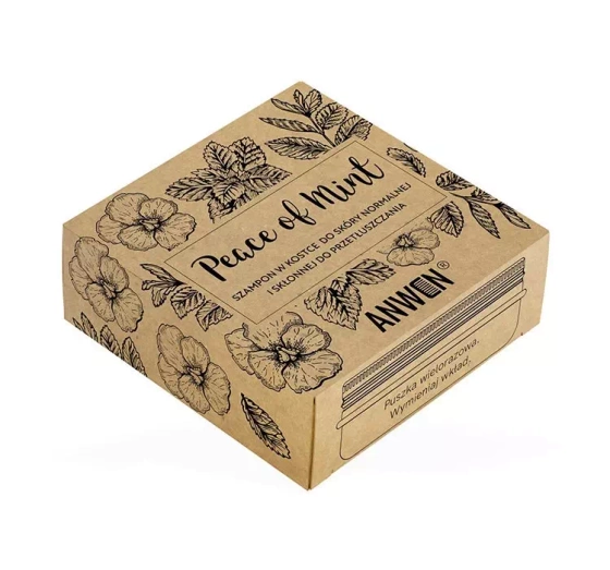 Anwen Peace Of Mint szampon w kostce 75 g   puszka