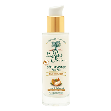 Le Petit Olivier Serum za lice protiv starenja s arganovim uljem 30 ml