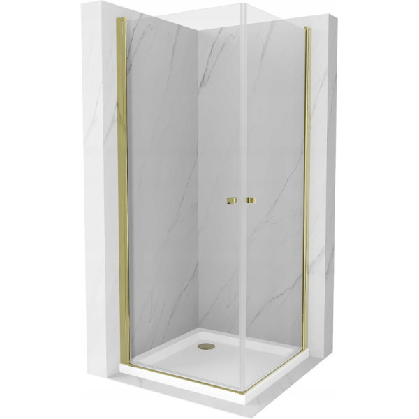 Kabina prysznicowa z brodzikiem Mexen Duo 70x70 transparent