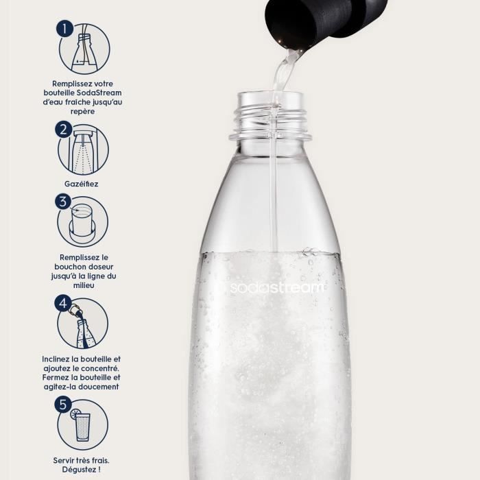 SODASTREAM Concentrates - Pack of 6 Tonic Concentrates - Makes up to 54L of drinks - 440ml