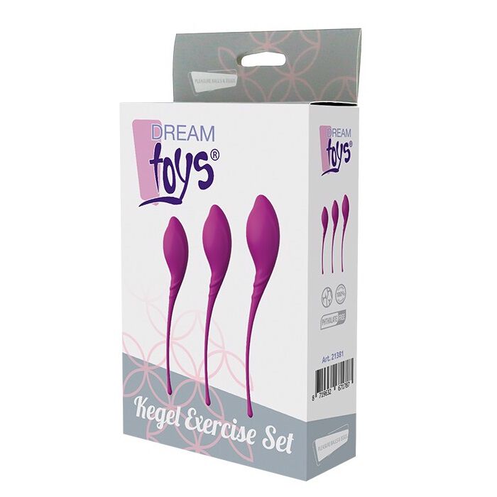 Dream Toys Kegel vingrojumu komplekts ar bumbiņām un olām