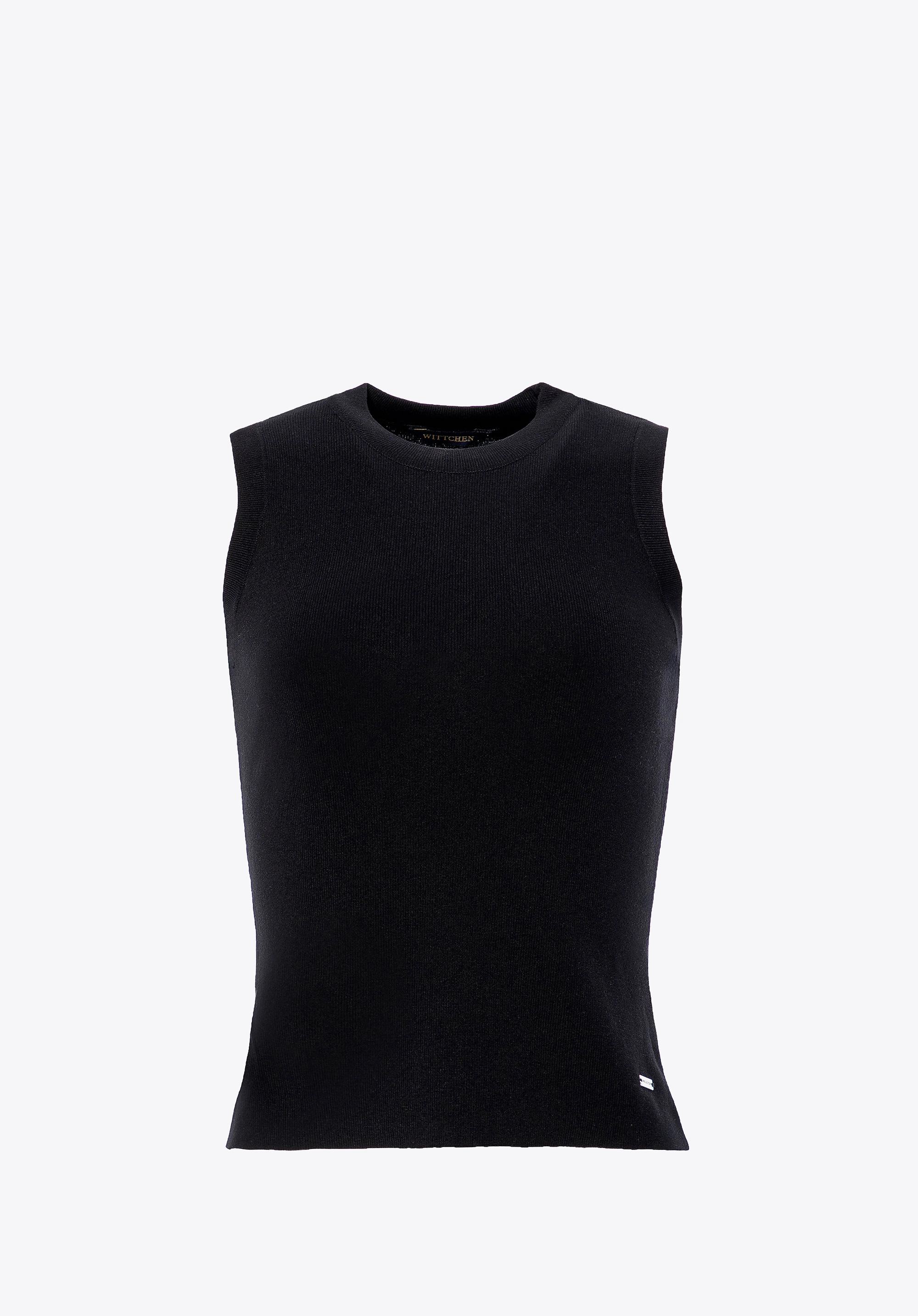 Top damski basic czarny