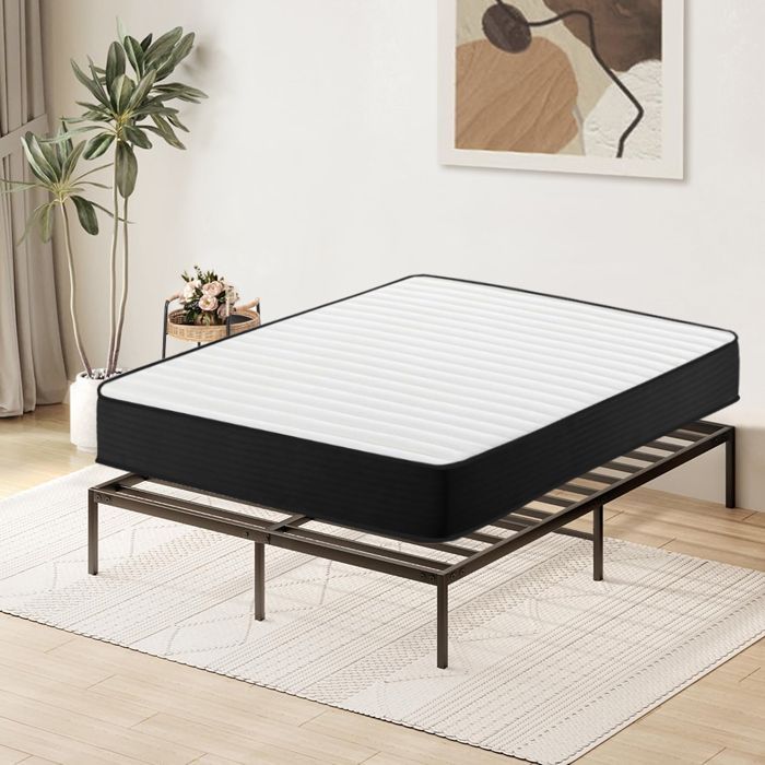 Matratze und Lattenrost-Set 140x190, Bett 140x190 mit Lattenrost und Matratze, Matratze 140x190x26cm