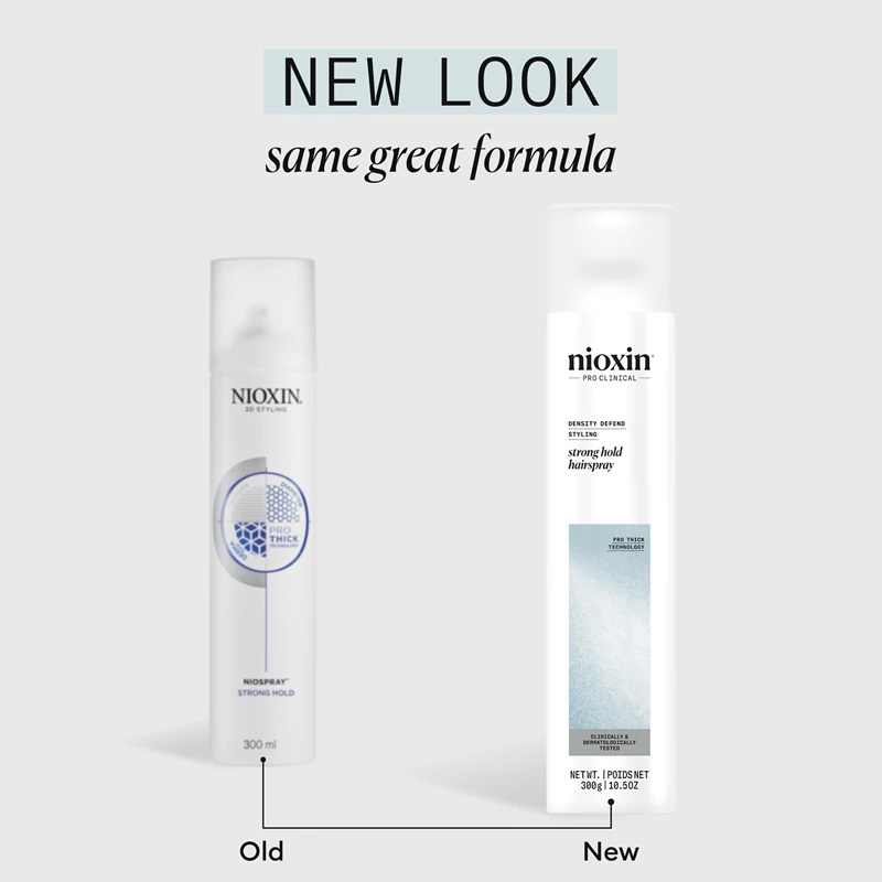 Nioxin Density Defend Styling Strong Hold matu laka perfektam apjomam