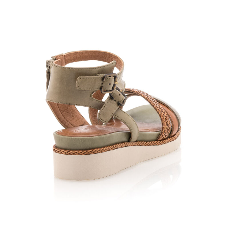Women's Green Sandals / Open-Toe Shoes