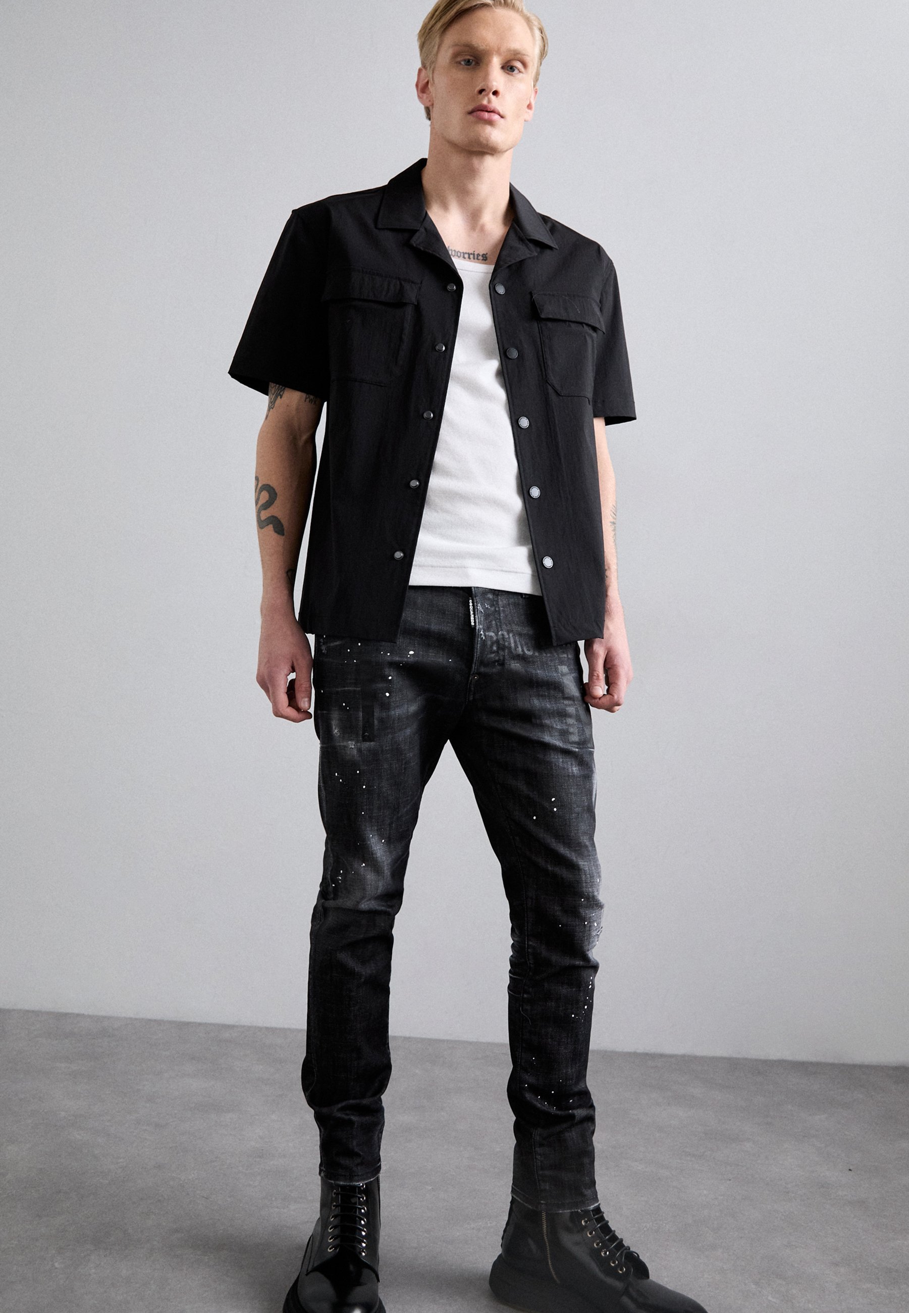 DSQUARED2 ICON 5 POCKETS - Jean slim noir