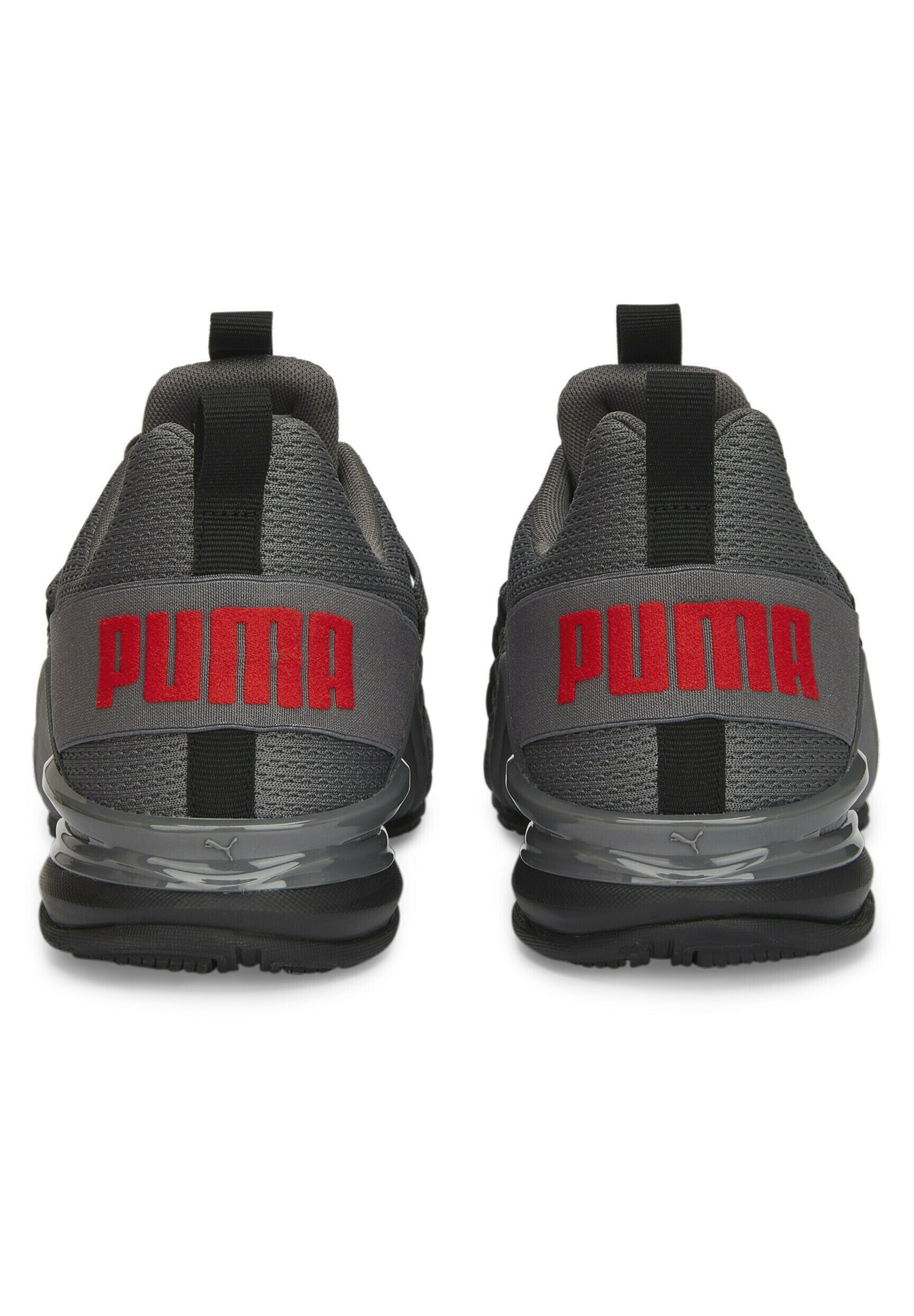 Puma AXELION REFRESH - Scarpe da corsa su strada - nero/grigio scuro/rosso