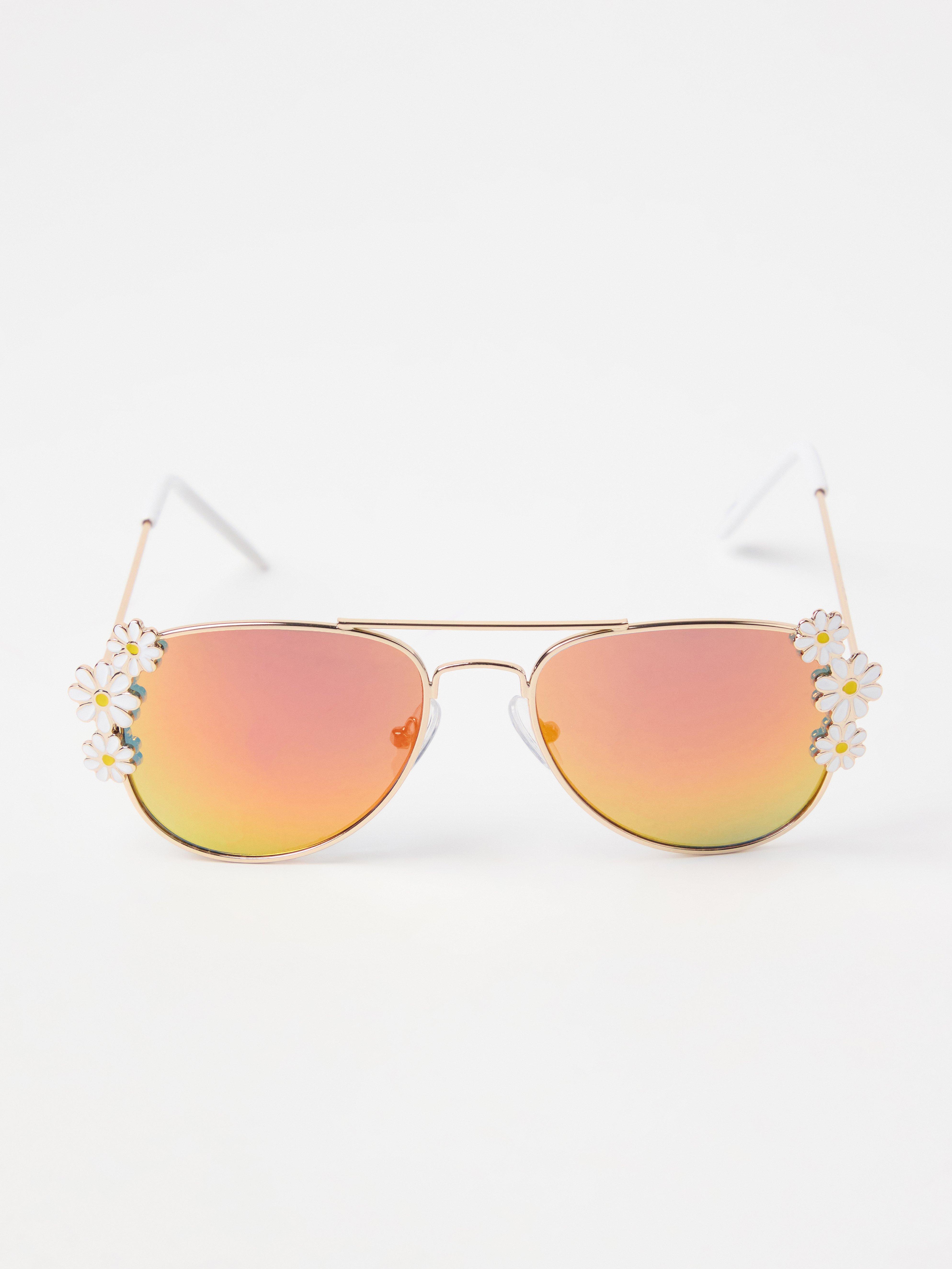 Gafas de sol doradas