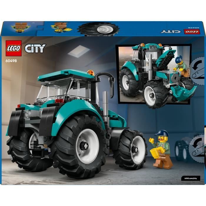 LEGO City 60498 Tractor - Building Set for Boys or Girls Ages 6+ - Gift