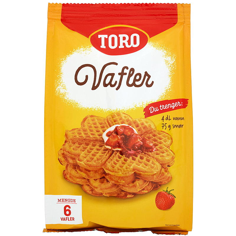 Toro vaffelblanding 248 g Toro