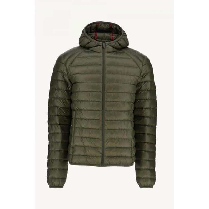 JOTT NICO MEN'S ARMY DOWN JACKET with hood