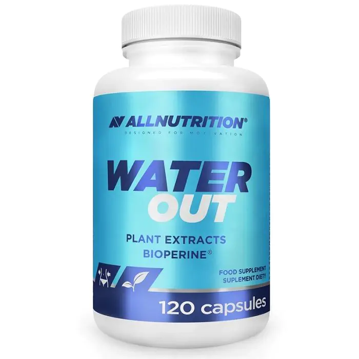 Allnutrition Water Out, Suplement diety wspomagający usuwanie nadmiaru wody z organizmu, Kapsułki