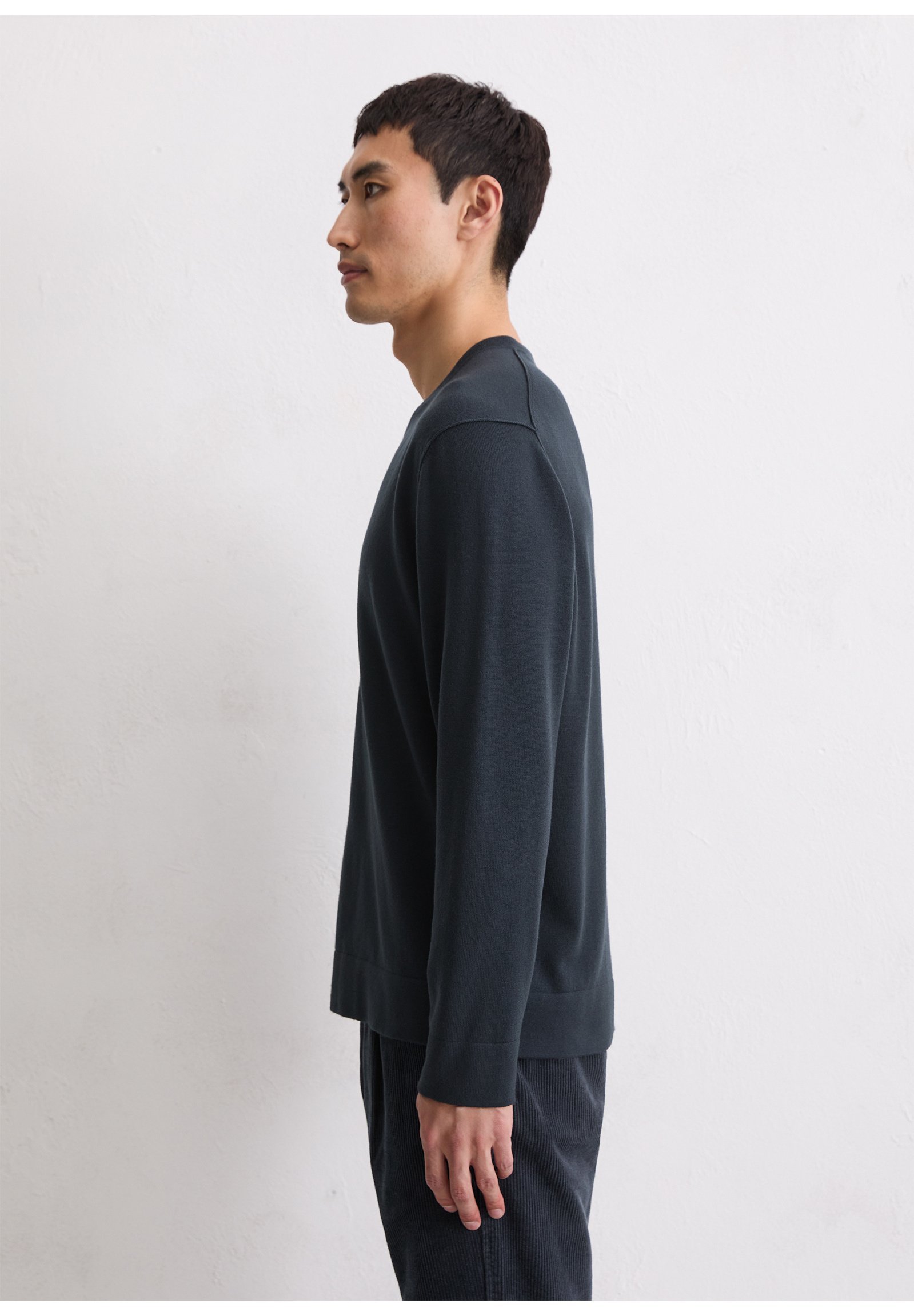 Pull Marc O'Polo à col V - bleu marine foncé