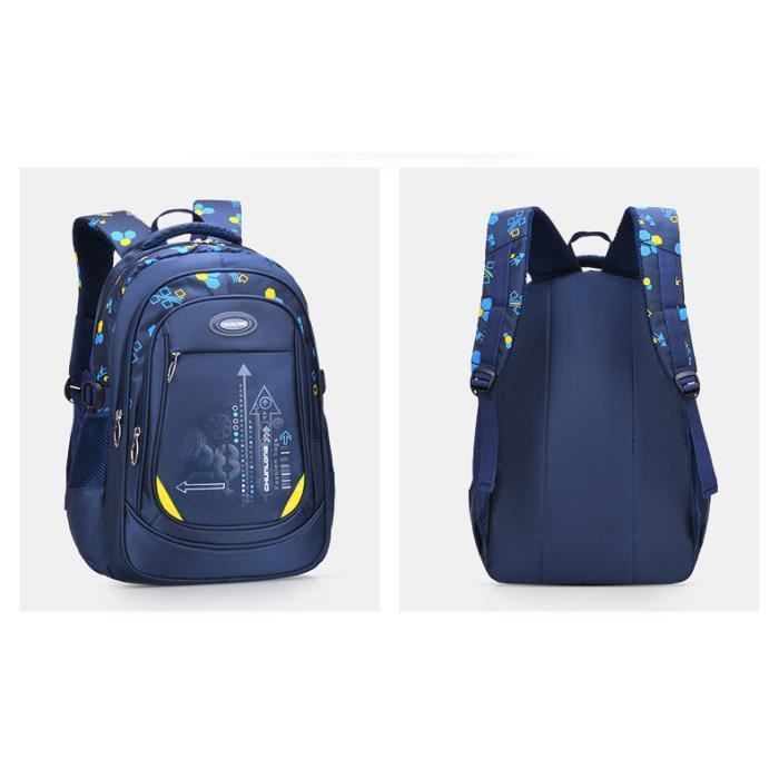 Mochila universitaria, mochila de camping, mochila escolar, mochila para primaria para niños y niñas, impermeable - azul zafiro
