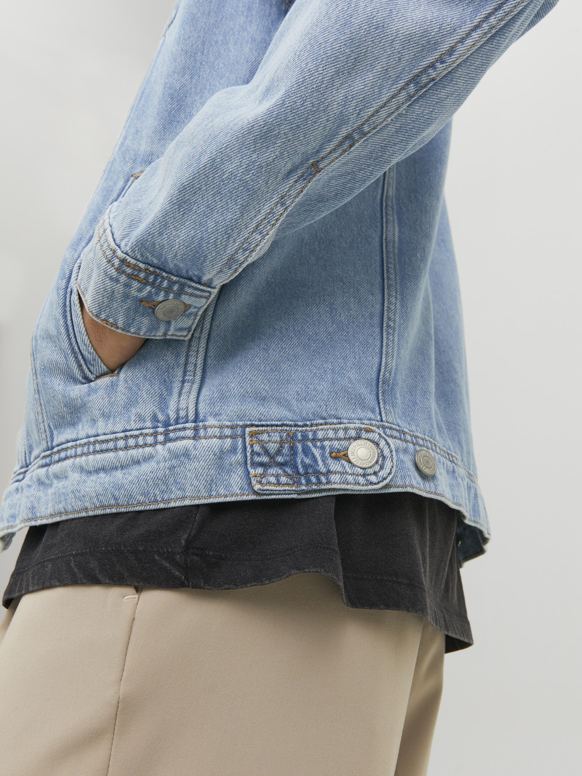 Jack & Jones JJJEAN JACKET - Spijkerjas - blauwe spijkerstof