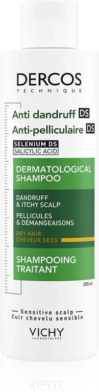 Shampoo Anticaspa Vichy Dercos para Cabelos Secos