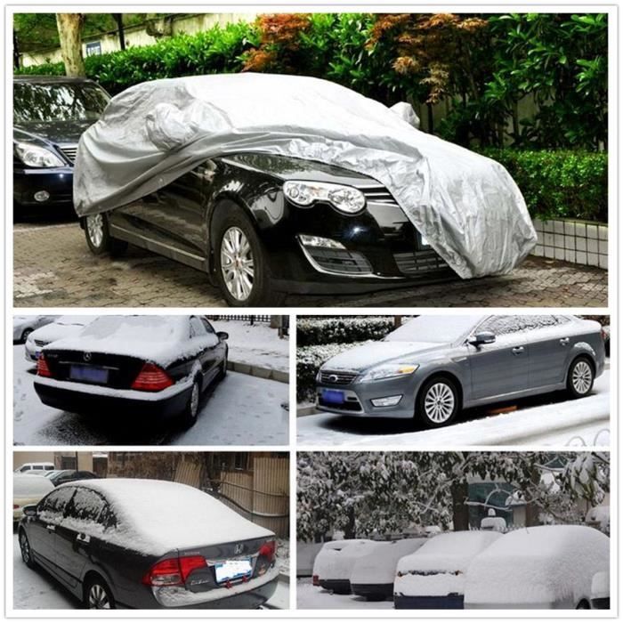 Funda protectora para coche - XL - Impermeable - Gris - Poliéster