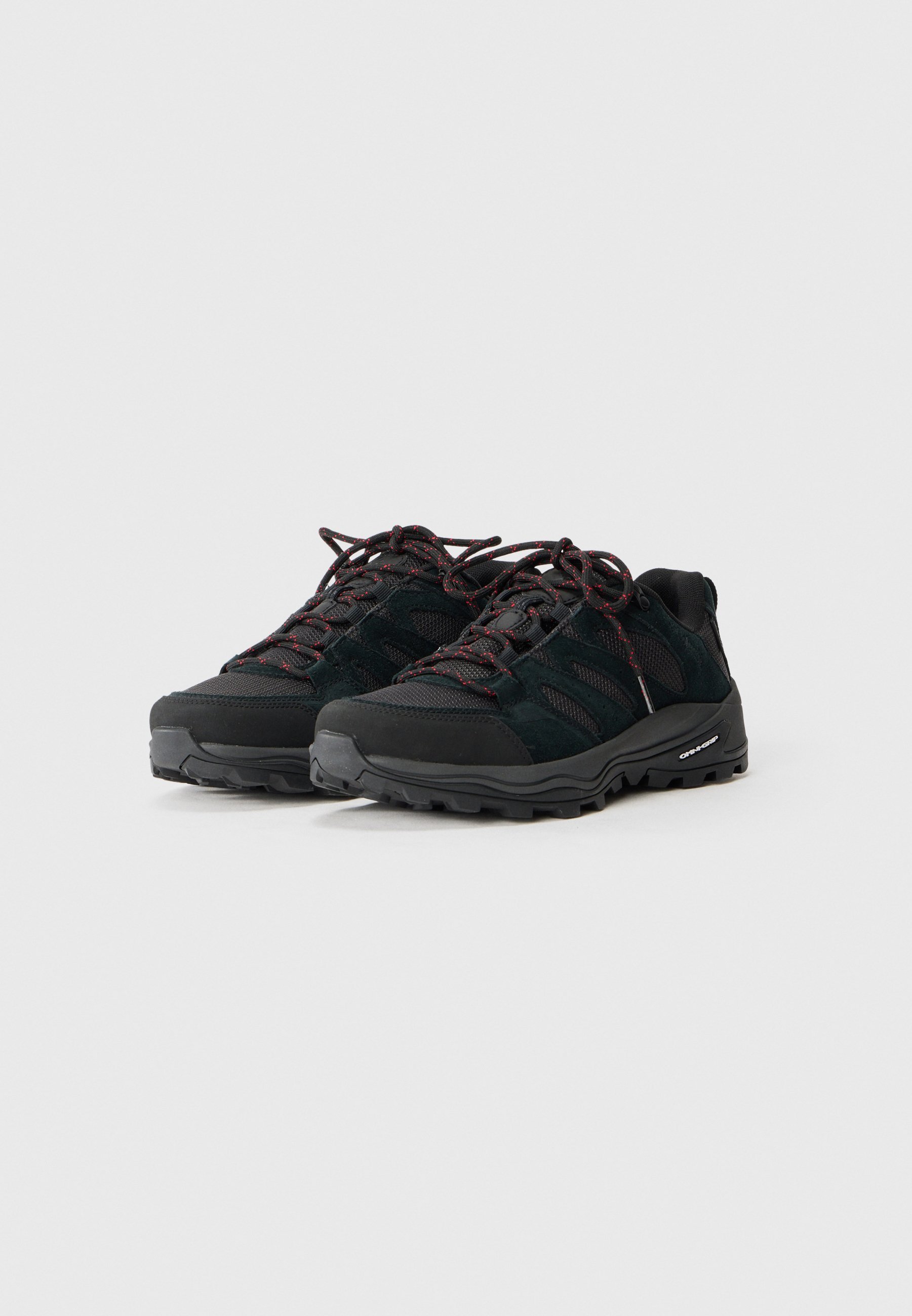 Columbia REDMOND IV - Scarpe da trekking - nero/rosso montagna